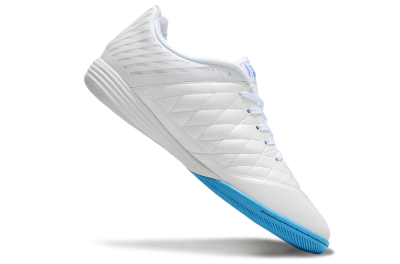 Nike Lunar Gato 2 IC Low-Tops Soccer Shoes - White/Blue