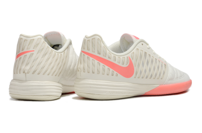 Nike Lunar Gato 2 IC Low-Tops Soccer Shoes - Beige/Red