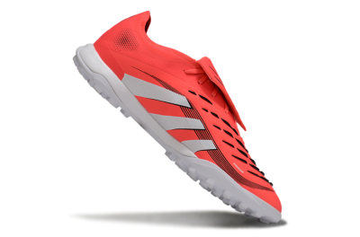 Adidas Predator Elite Foldover Tongue TF Low-Tops Soccer Shoes - Red/White/Black