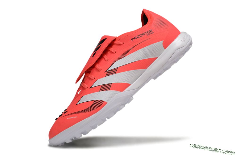 Adidas Predator Elite Foldover Tongue TF Low-Tops Soccer Shoes - Red/White/Black 5