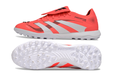 Adidas Predator Elite Foldover Tongue TF Low-Tops Soccer Shoes - Red/White/Black