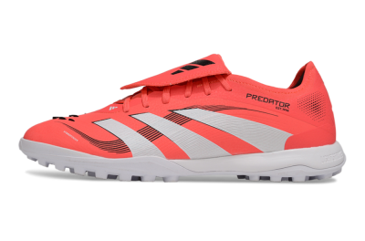 Adidas Predator Elite Foldover Tongue TF Low-Tops Soccer Shoes - Red/White/Black