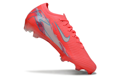 Nike Air Zoom Mercurial Vapor 16 Elite FG Low-Tops Soccer Cleats - Red/Jade/Grey