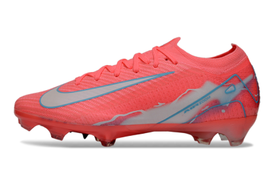 Nike Air Zoom Mercurial Vapor 16 Elite FG Low-Tops Soccer Cleats - Red/Jade/Grey