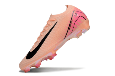 Nike Air Zoom Mercurial Vapor 16 Elite FG Low-Tops Soccer Cleats - Pink/Black/Gold
