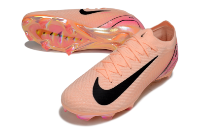 Nike Air Zoom Mercurial Vapor 16 Elite FG Low-Tops Soccer Cleats - Pink/Black/Gold