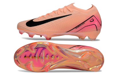 Nike Air Zoom Mercurial Vapor 16 Elite FG Low-Tops Soccer Cleats - Pink/Black/Gold