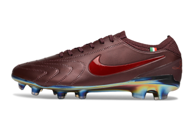 Nike Tiempo Legend 10 Elite FG Low-Tops Soccer Cleats - Red/Gold