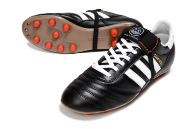 Adidas Originals Copa Mundial FG Low-Tops Soccer Cleats - Black/White/Gold
