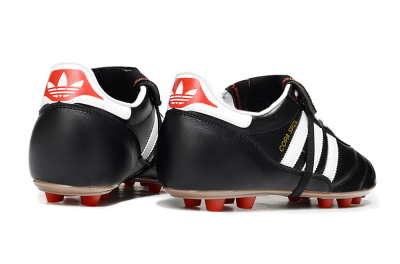 Adidas Originals Copa Mundial FG Low-Tops Soccer Cleats - Black/White/Gold