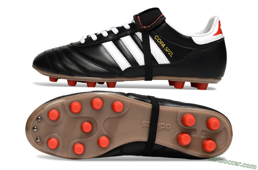 Adidas Originals Copa Mundial FG Low-Tops Soccer Cleats - Black/White/Gold 1