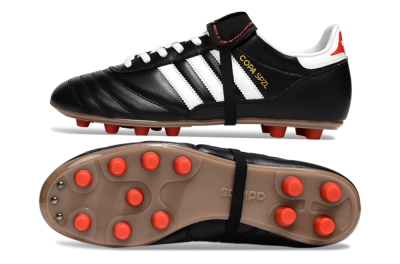 Adidas Originals Copa Mundial FG Low-Tops Soccer Cleats - Black/White/Gold