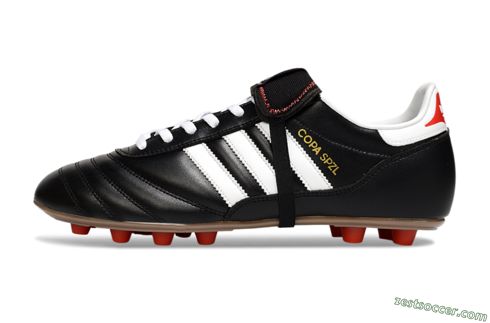 Adidas Originals Copa Mundial FG Low-Tops Soccer Cleats - Black/White/Gold 2