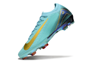 Nike Air Zoom Mercurial Vapor 16 Elite FG Low-Tops Soccer Cleats - Jade/Gold/Blue