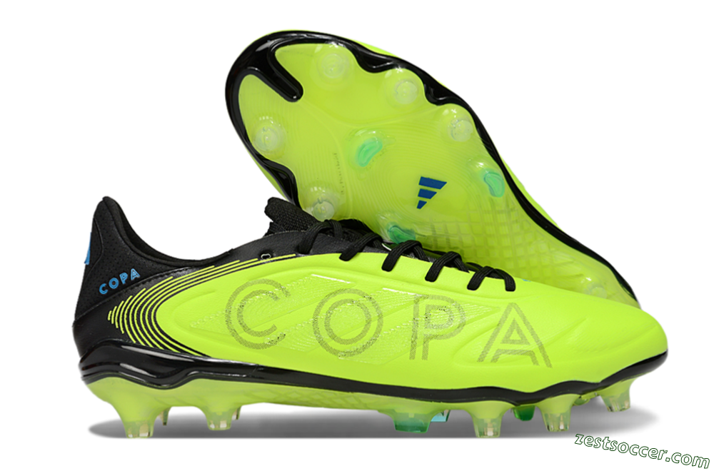 Adidas Copa Pure 3 Elite FG Low-Tops Soccer Cleats - Yellow/Black/Blue 0