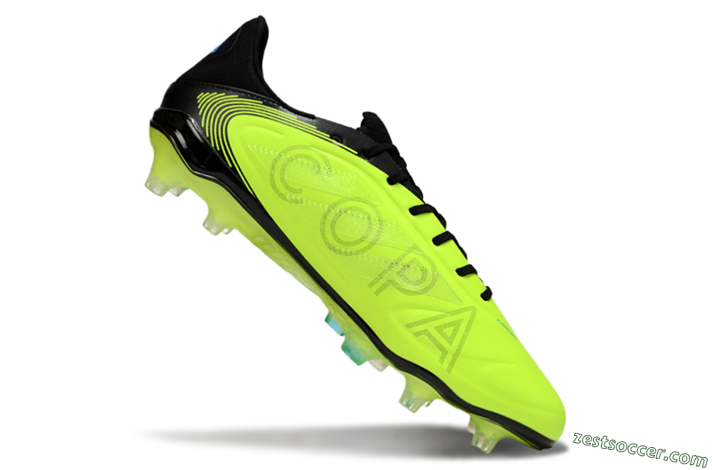 Adidas Copa Pure 3 Elite FG Low-Tops Soccer Cleats - Yellow/Black/Blue 4
