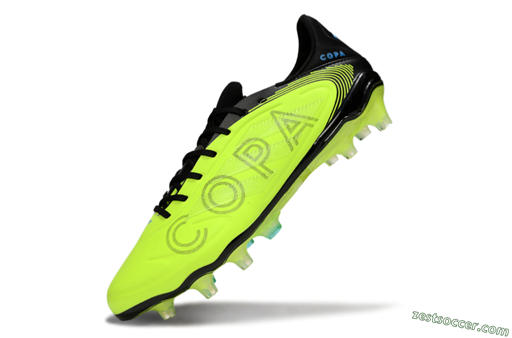 Adidas Copa Pure 3 Elite FG Low-Tops Soccer Cleats - Yellow/Black/Blue 5