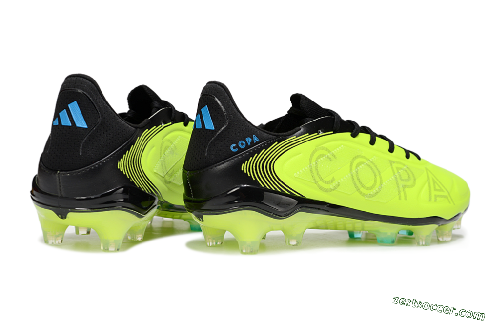 Adidas Copa Pure 3 Elite FG Low-Tops Soccer Cleats - Yellow/Black/Blue 6