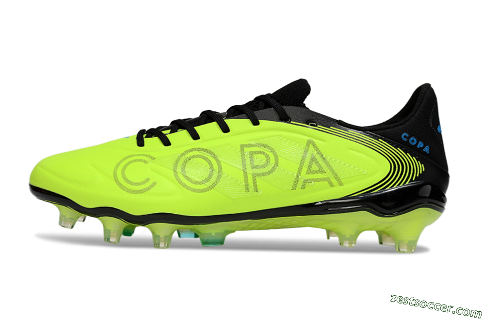 Adidas Copa Pure 3 Elite FG Low-Tops Soccer Cleats - Yellow/Black/Blue 2