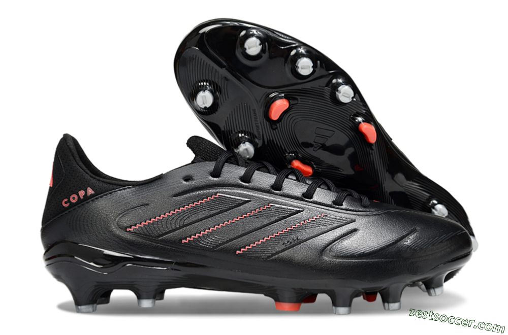 Adidas Copa Pure 3 Elite FG Low-Tops Soccer Cleats - Black/Red 0