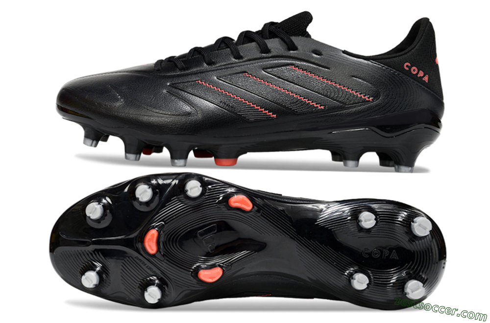 Adidas Copa Pure 3 Elite FG Low-Tops Soccer Cleats - Black/Red 1