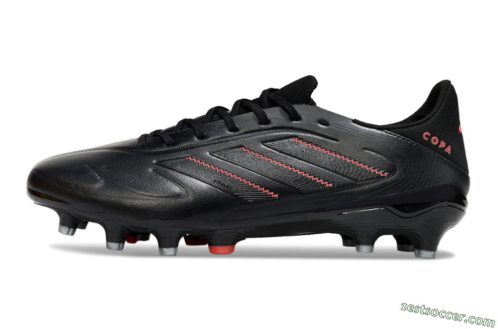 Adidas Copa Pure 3 Elite FG Low-Tops Soccer Cleats - Black/Red 2