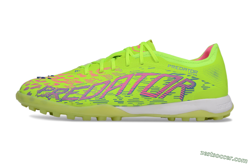 Adidas Predator 25 Elite TF Low-Tops Soccer Shoes - Yellow/Pink/White 2