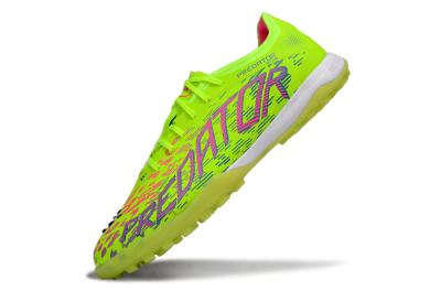 Adidas Predator 25 Elite TF Low-Tops Soccer Shoes - Yellow/Pink/White
