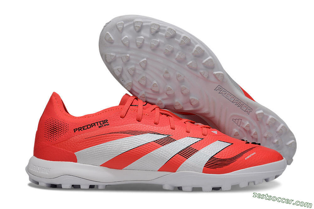 Adidas Predator 25 Elite TF Low-Tops Soccer Shoes - Red/White/Black 0