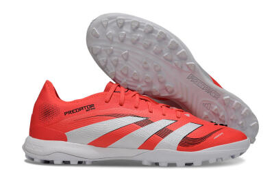 Adidas Predator 25 Elite TF Low-Tops Soccer Shoes - Red/White/Black