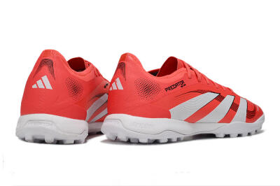 Adidas Predator 25 Elite TF Low-Tops Soccer Shoes - Red/White/Black