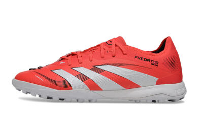 Adidas Predator 25 Elite TF Low-Tops Soccer Shoes - Red/White/Black