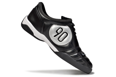 Nike Total 90 II IC Low-Tops Soccer Shoes - Black/White
