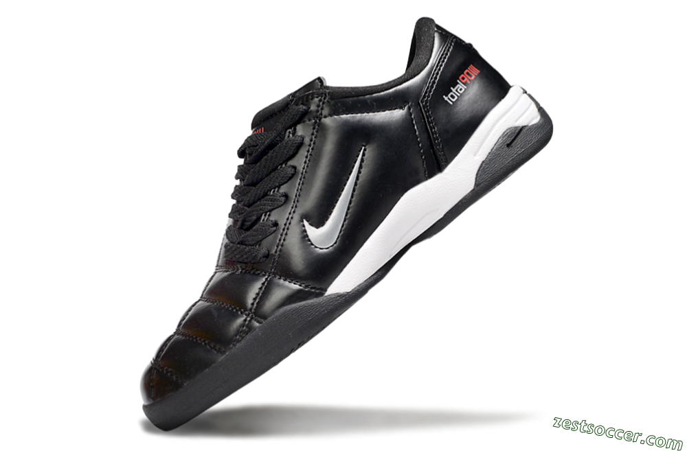 Nike Total 90 II IC Low-Tops Soccer Shoes - Black/White 5
