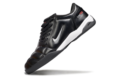 Nike Total 90 II IC Low-Tops Soccer Shoes - Black/White