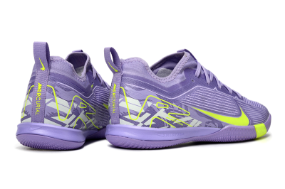 Nike Air Zoom Mercurial Vapor 16 Pro IC Low-Tops Soccer Shoes - Purple/Yellow/White