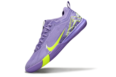 Nike Air Zoom Mercurial Vapor 16 Pro IC Low-Tops Soccer Shoes - Purple/Yellow/White