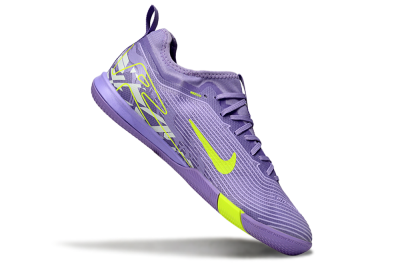 Nike Air Zoom Mercurial Vapor 16 Pro IC Low-Tops Soccer Shoes - Purple/Yellow/White