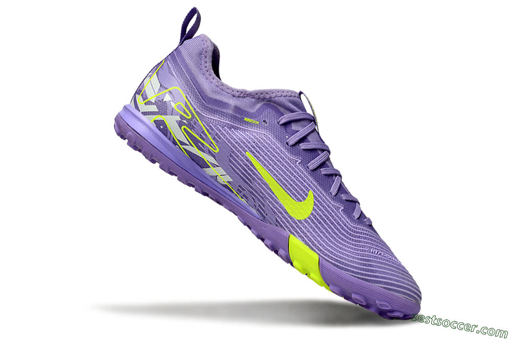 Nike Air Zoom Mercurial Vapor 16 Pro TF Low-Tops Soccer Shoes - Purple/Yellow/White 4