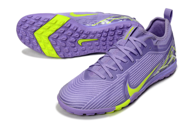 Nike Air Zoom Mercurial Vapor 16 Pro TF Low-Tops Soccer Shoes - Purple/Yellow/White