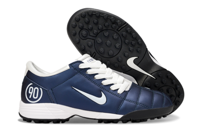 Nike Total 90 II TF Low-Tops Soccer Shoes - Blue/White/Black
