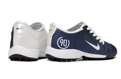 Nike Total 90 II TF Low-Tops Soccer Shoes - Blue/White/Black