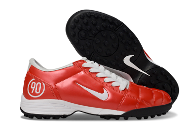 Nike Total 90 II TF Low-Tops Soccer Shoes - Red/White/Black