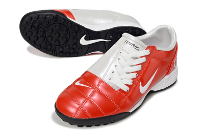 Nike Total 90 II TF Low-Tops Soccer Shoes - Red/White/Black