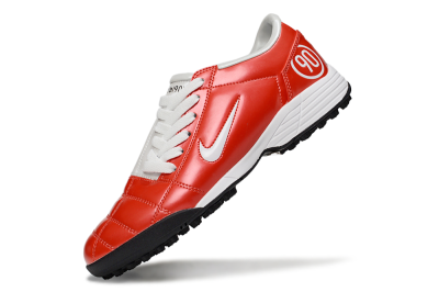 Nike Total 90 II TF Low-Tops Soccer Shoes - Red/White/Black