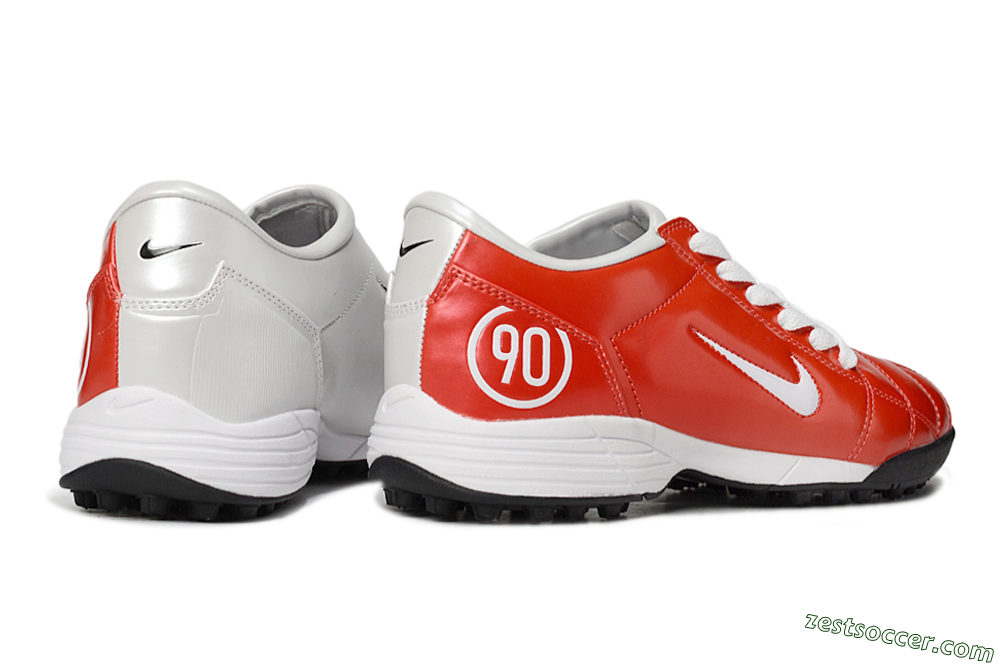 Nike Total 90 II TF Low-Tops Soccer Shoes - Red/White/Black 6