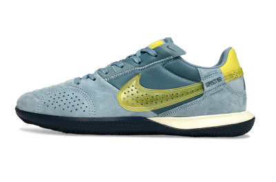 Nike Street Gato IC Low-Tops Soccer Shoes - Blue/Yellow