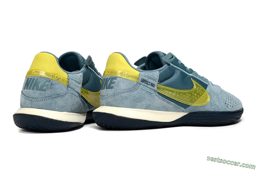 Nike Street Gato IC Low-Tops Soccer Shoes - Blue/Yellow 6