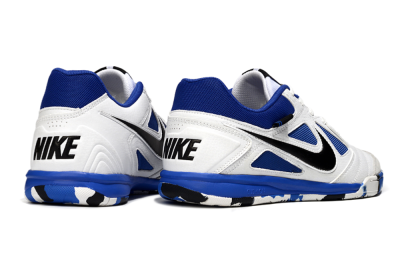Nike Lunar Gato 2 IC Low-Tops Soccer Shoes - White/Blue/Black