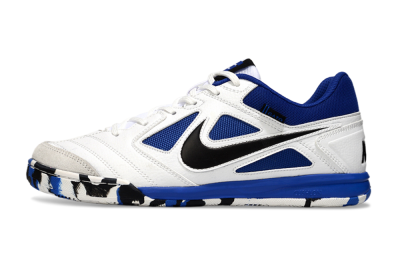 Nike Lunar Gato 2 IC Low-Tops Soccer Shoes - White/Blue/Black